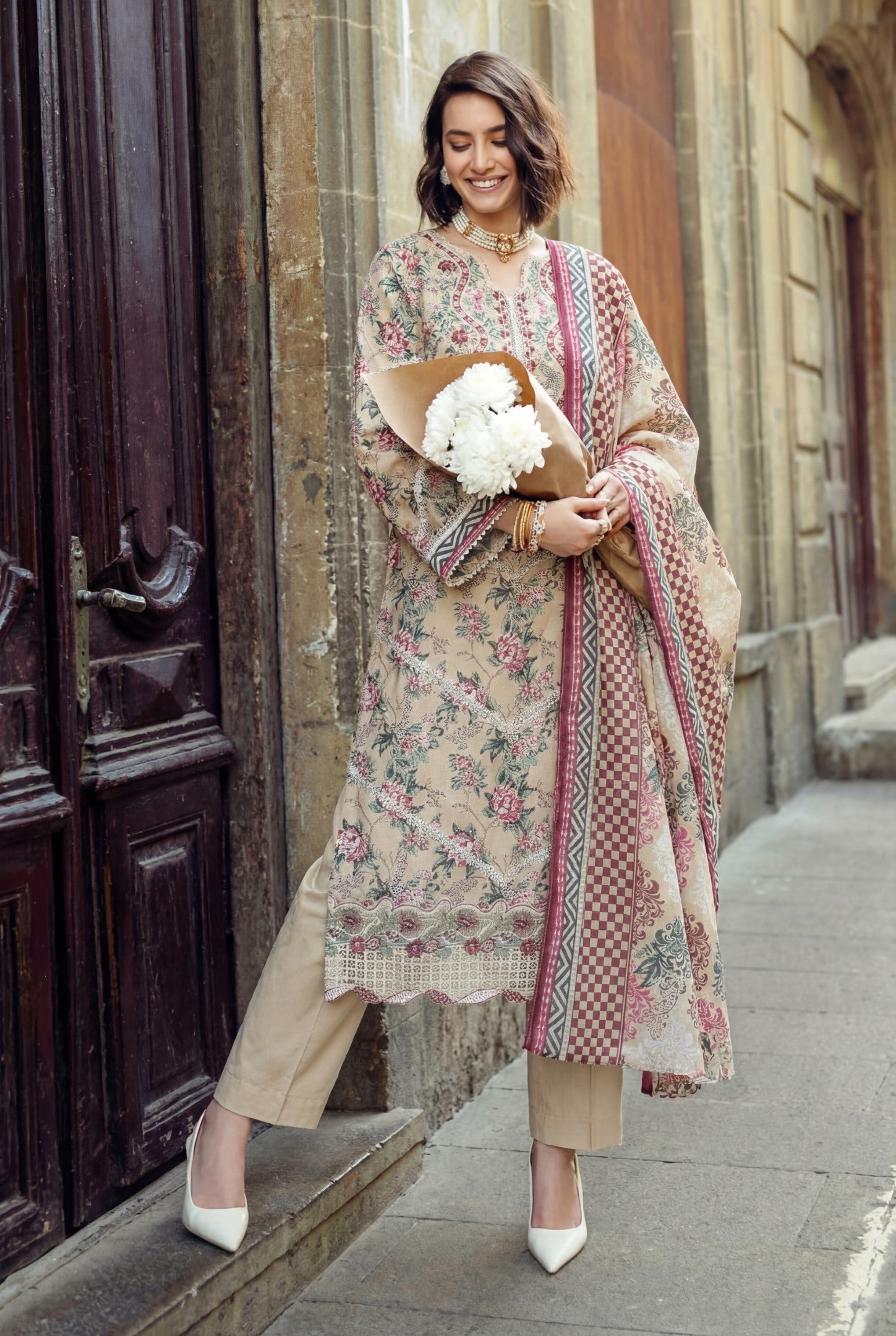 SMILE 3PC UNSTITCHED