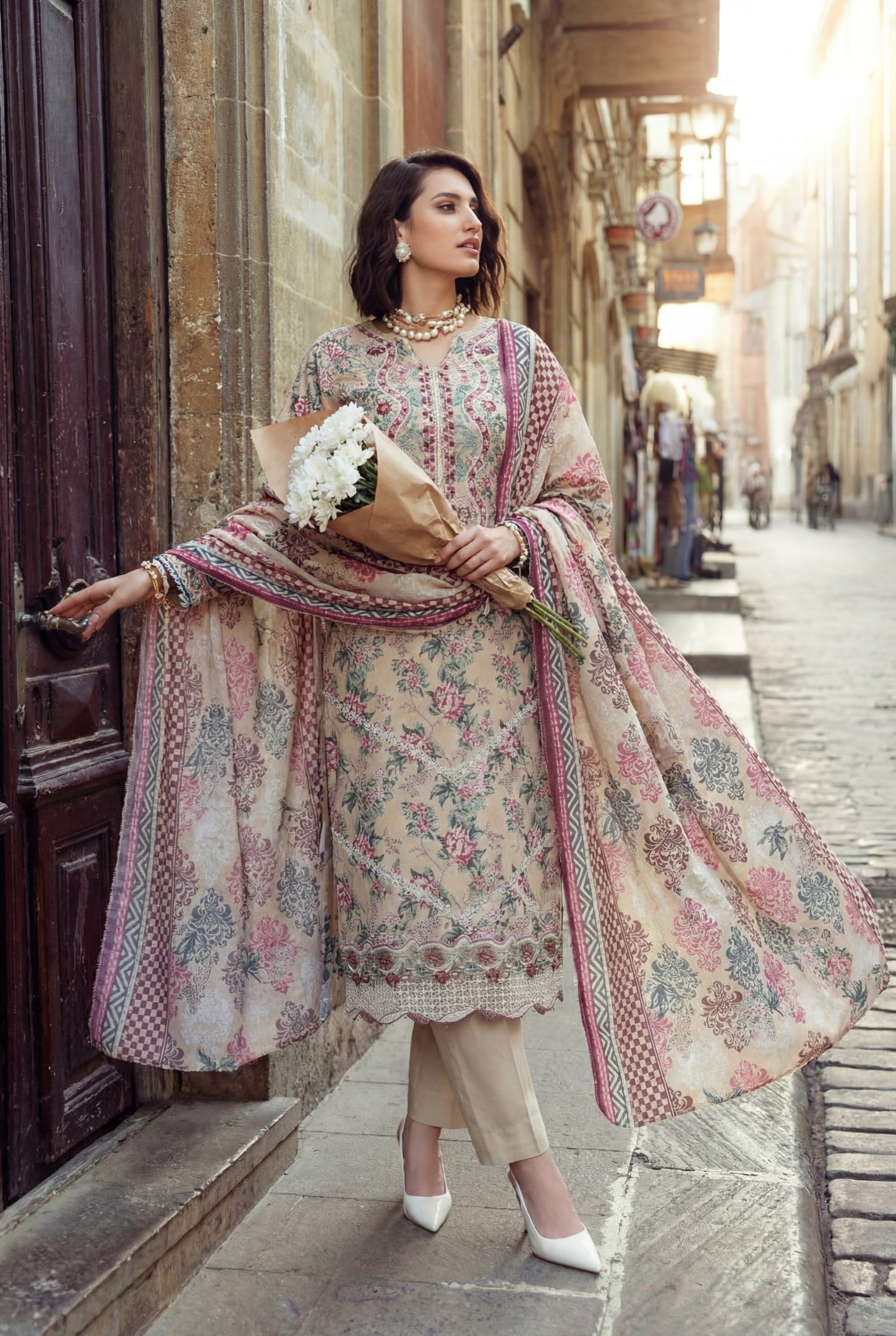 SMILE 3PC UNSTITCHED