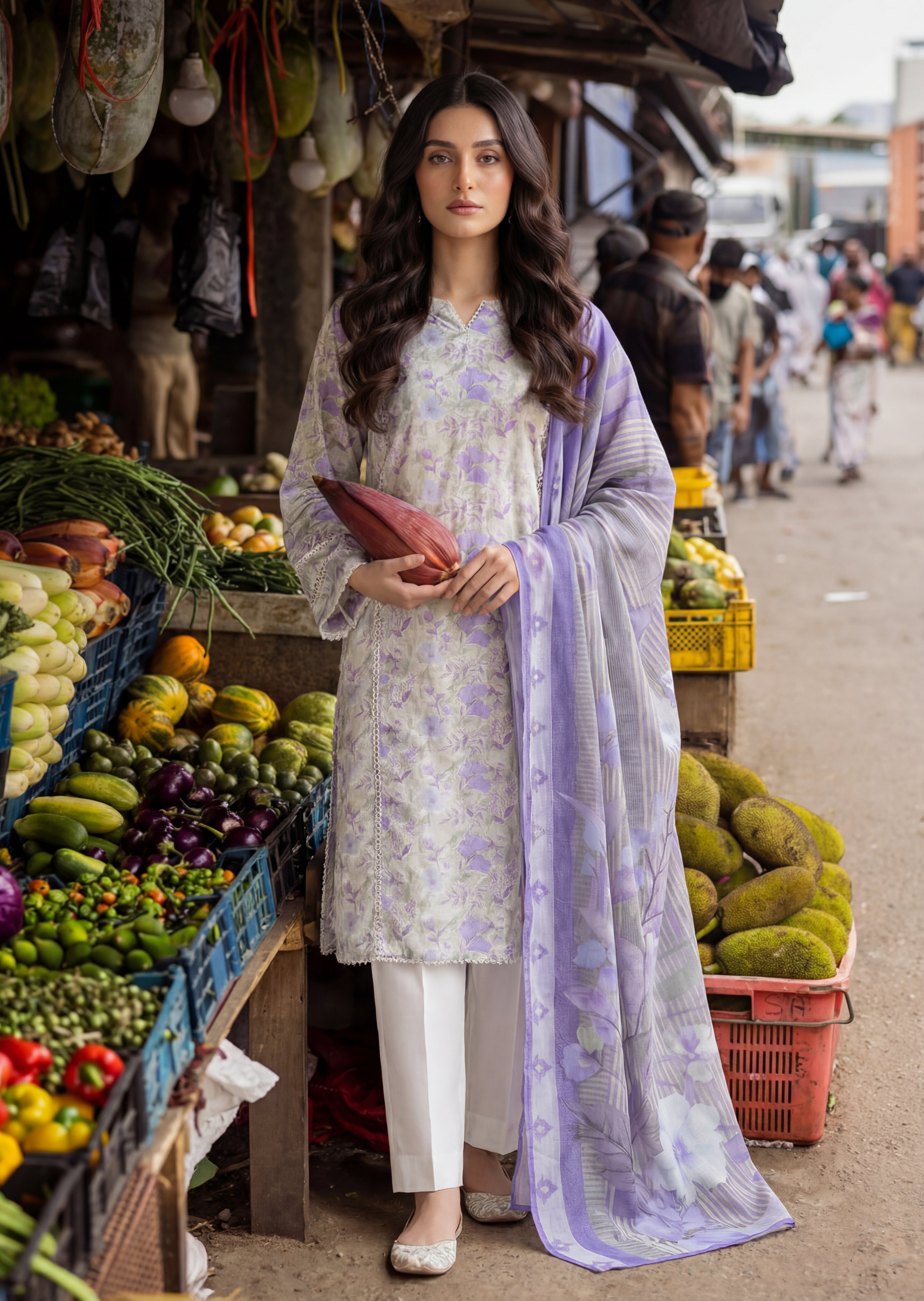 TGB01 I 3PC UNSTITCHED