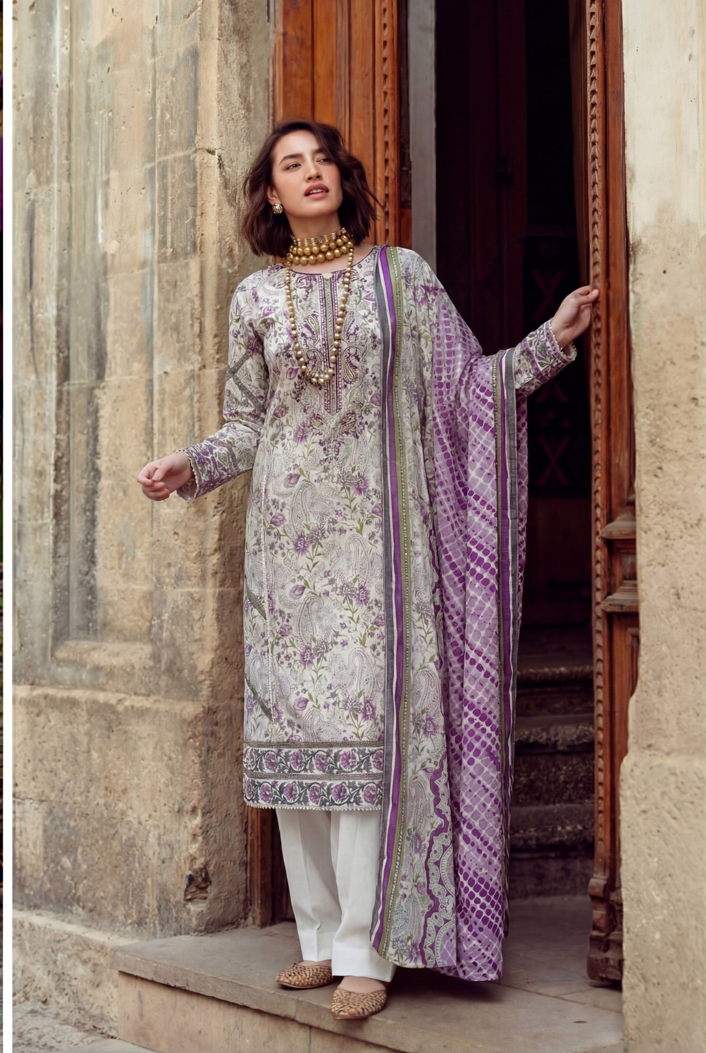 SMILE 3PC UNSTITCHED