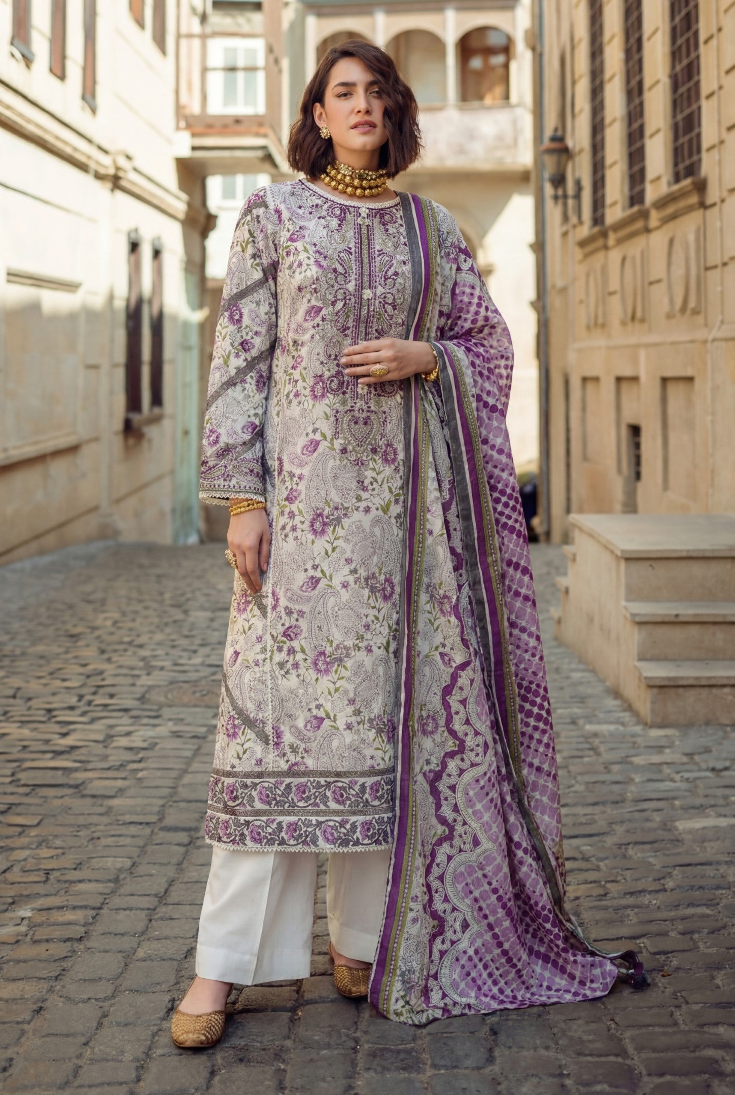 SMILE 3PC UNSTITCHED