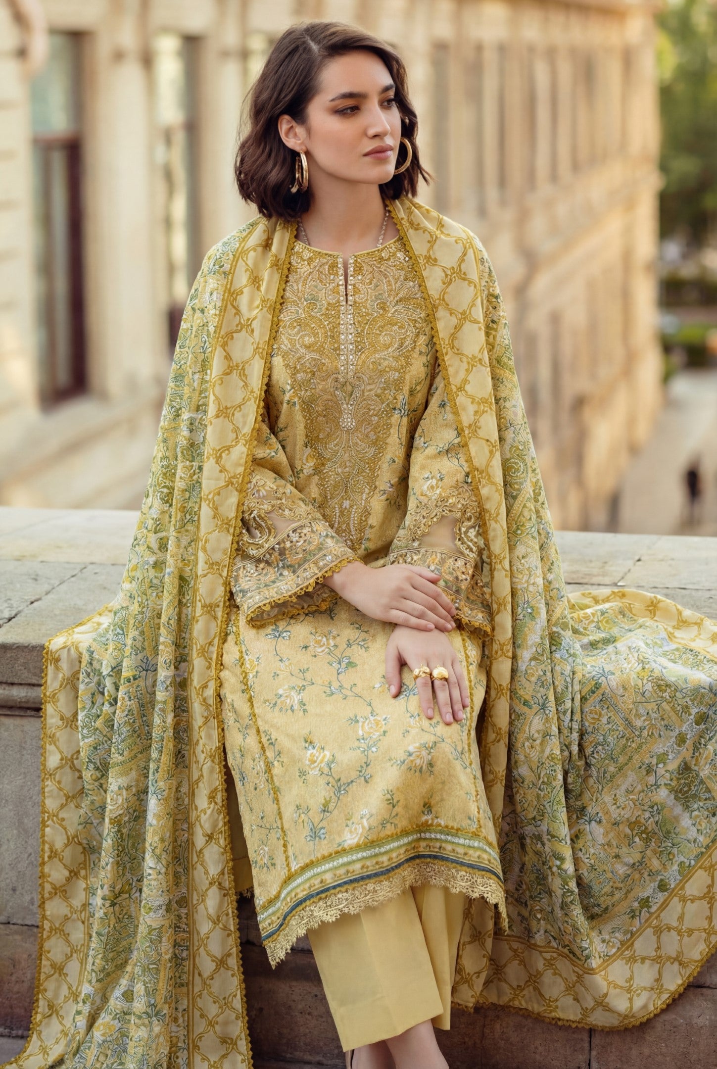 SMILE 3PC UNSTITCHED