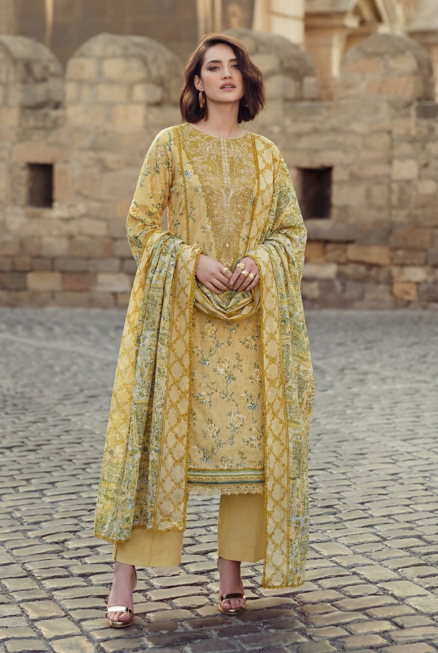 SMILE 3PC UNSTITCHED