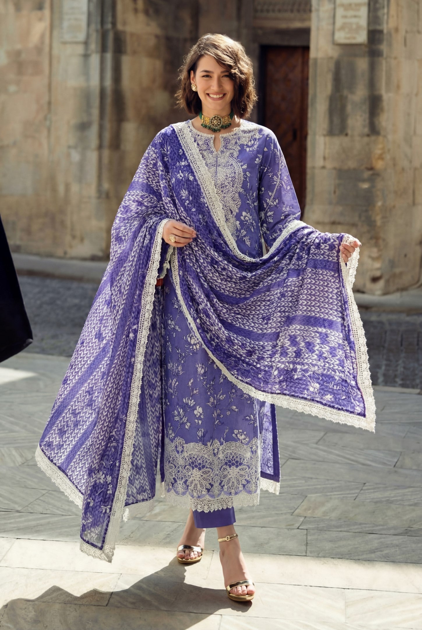 SMILE 3PC UNSTITCHED