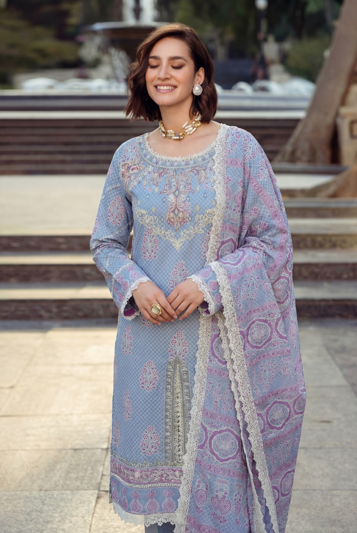 SMILE 3PC UNSTITCHED