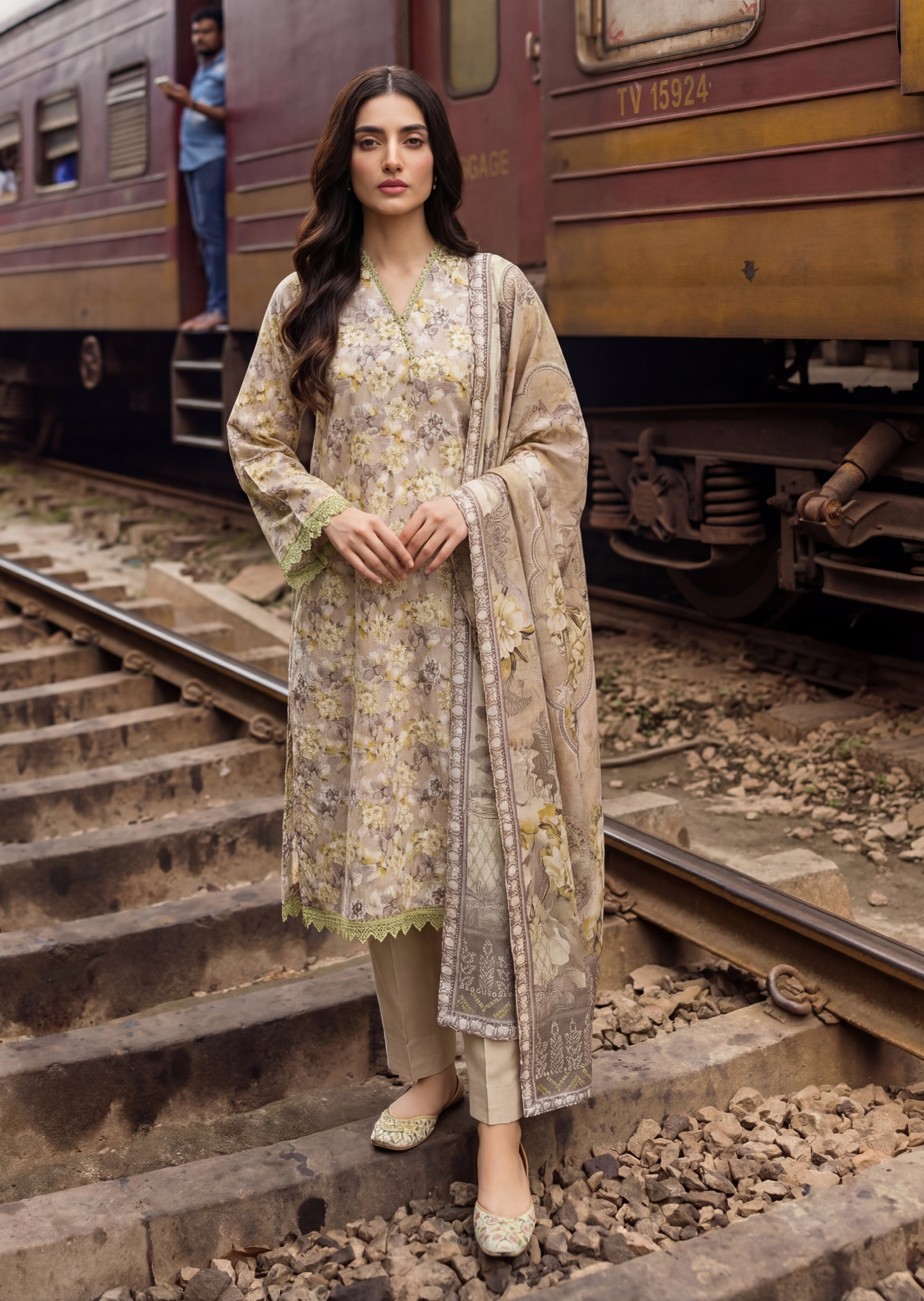 TGB03 I 3PC UNSTITCHED