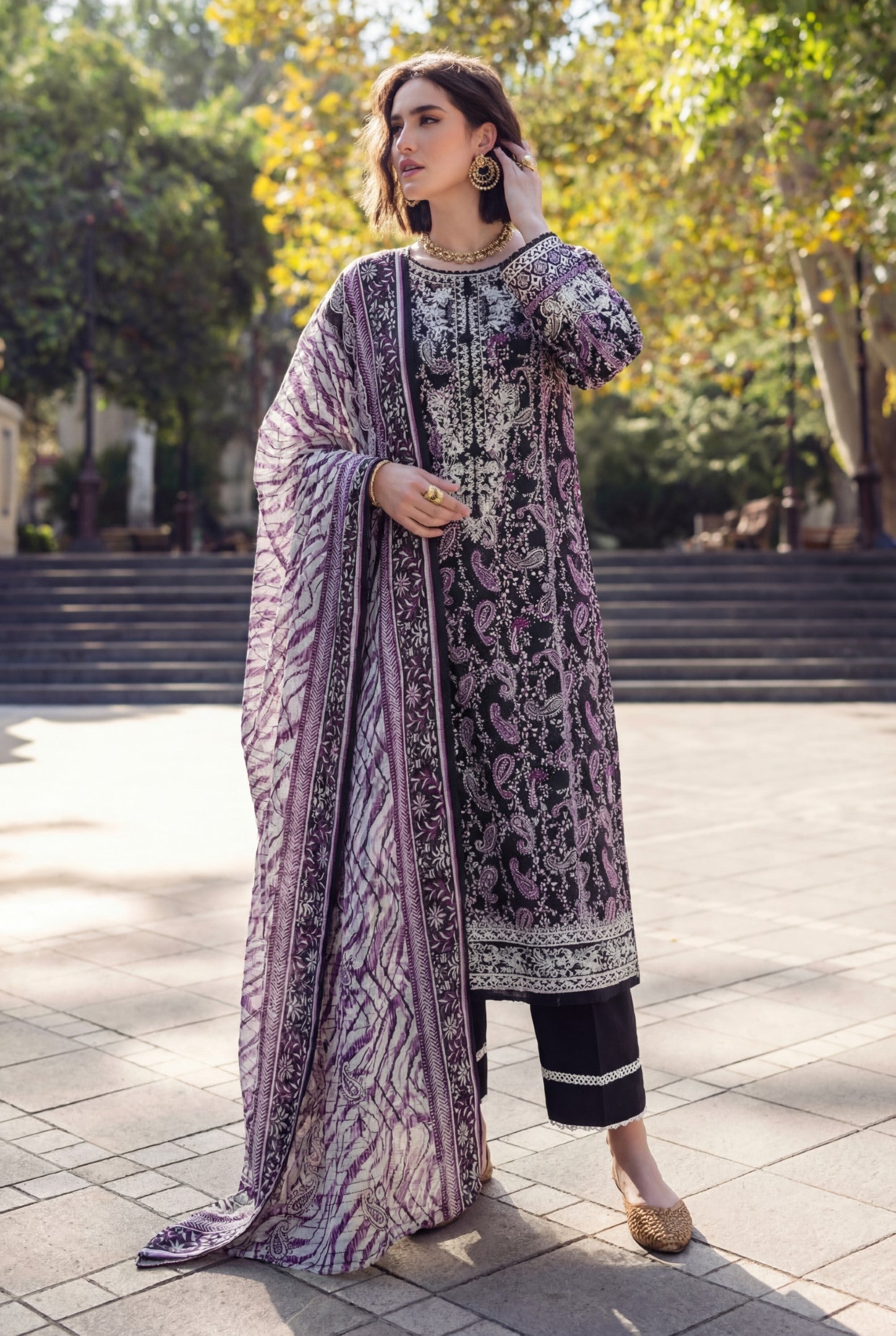 SMILE 3PC UNSTITCHED