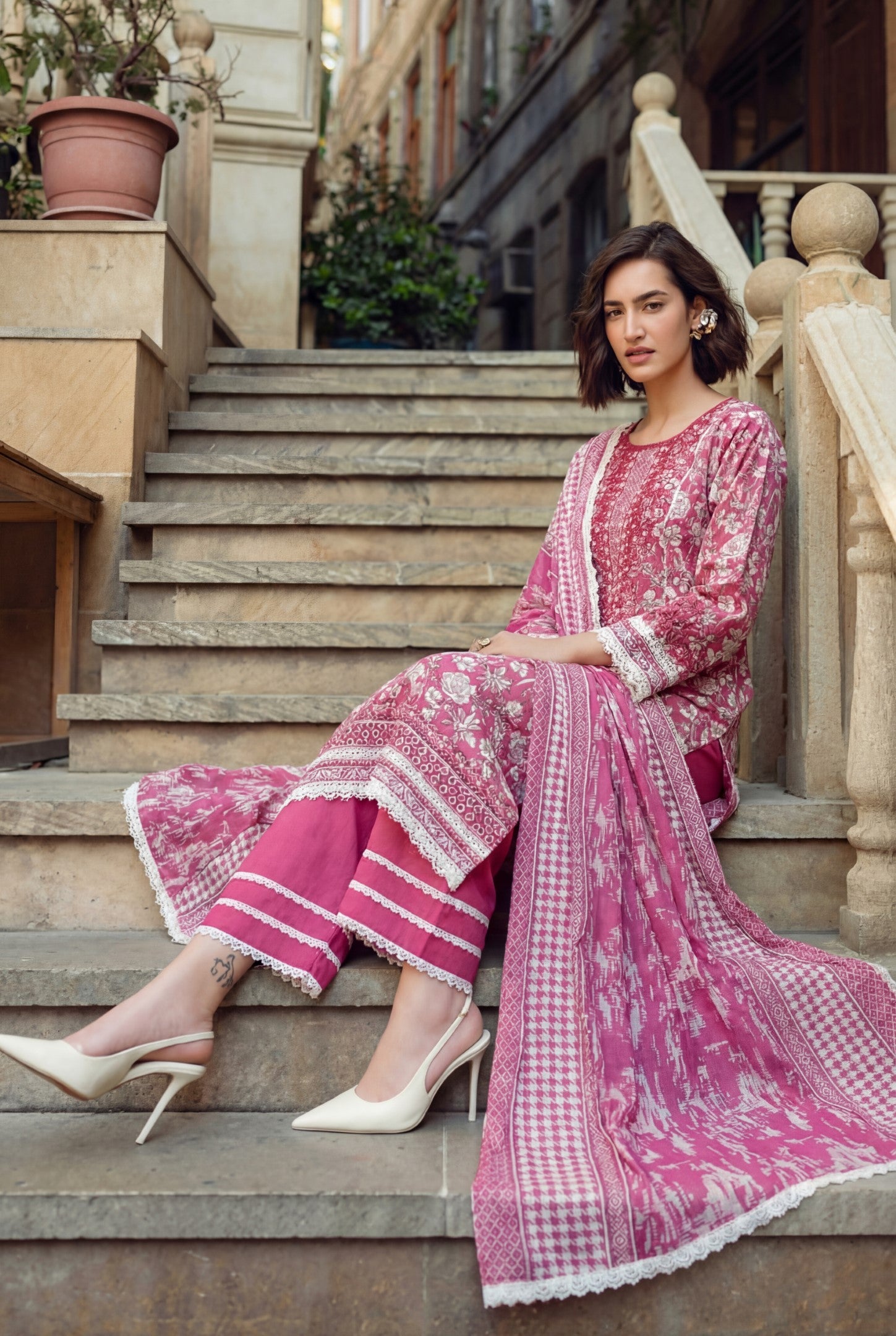 SMILE 3PC UNSTITCHED