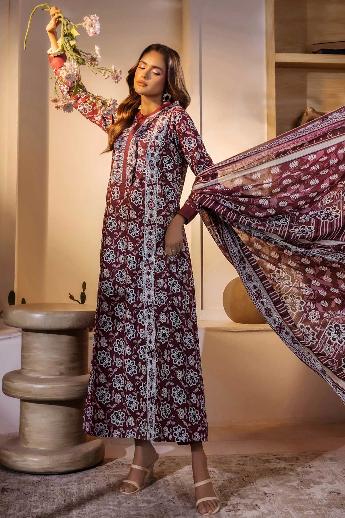 SAFRON | 3PC UNSTITCHED