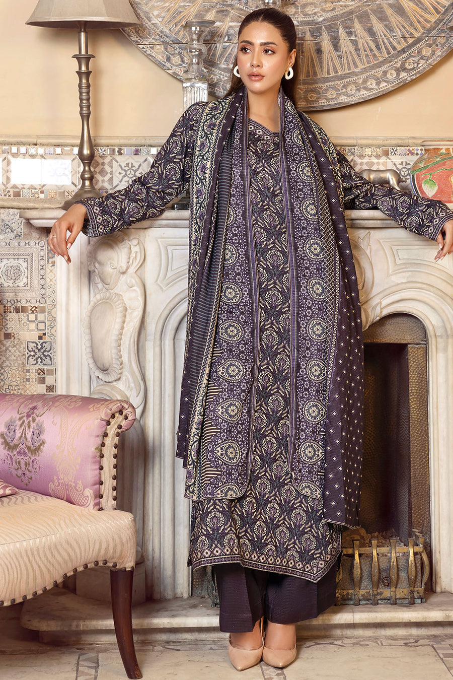 INR06 | 3PC UNSTITCHED