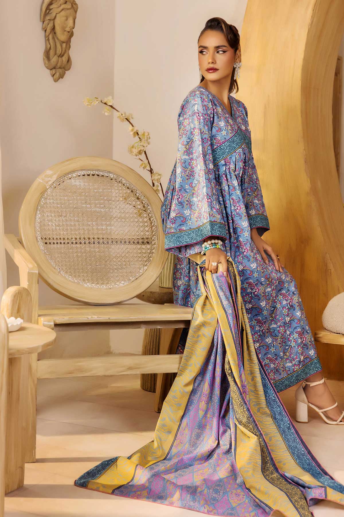 SAFRON | 3PC UNSTITCHED