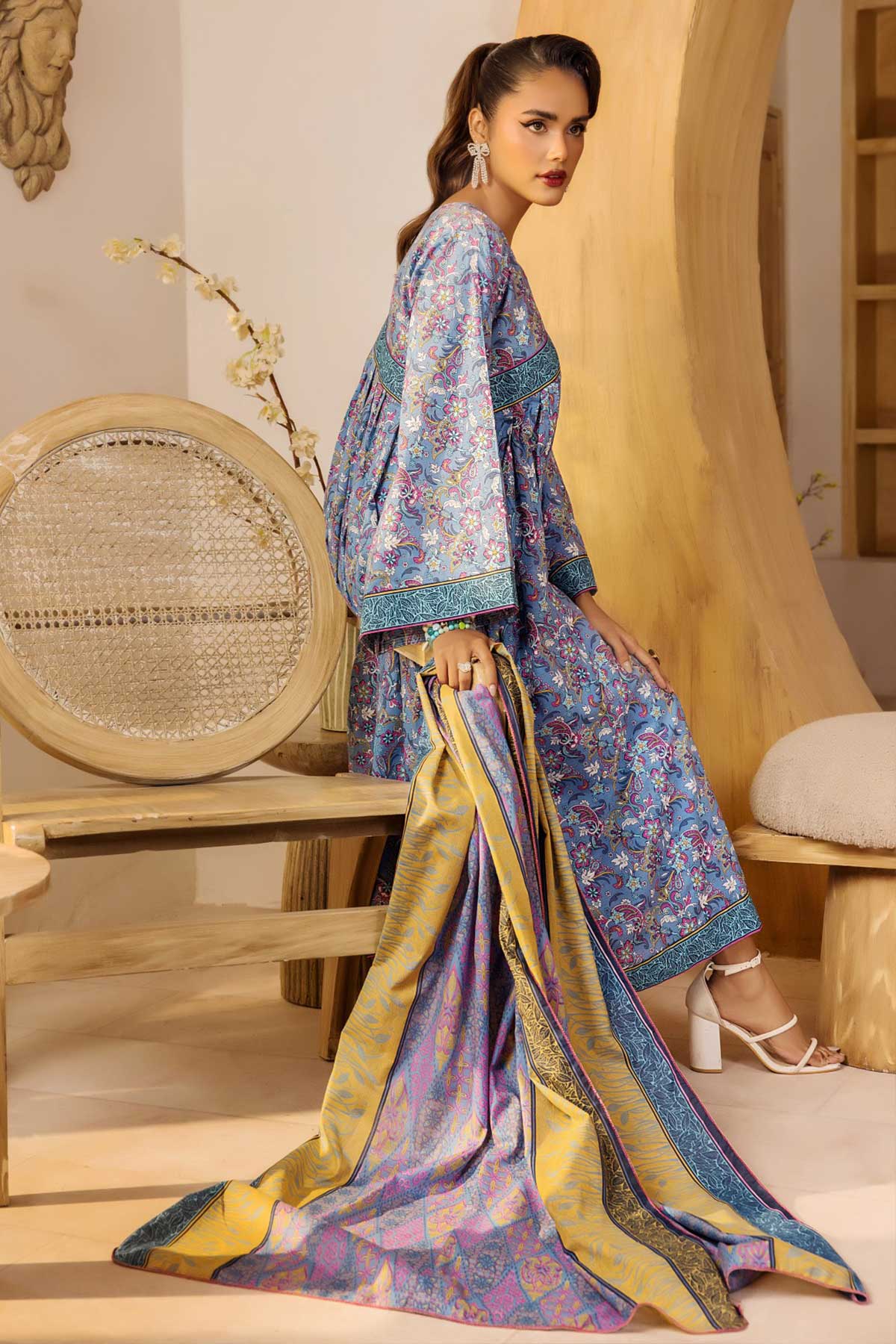 SAFRON | 3PC UNSTITCHED