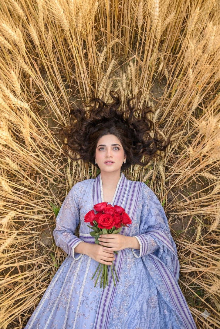 BLUEBERRY | 3 PC UNSTITCHED