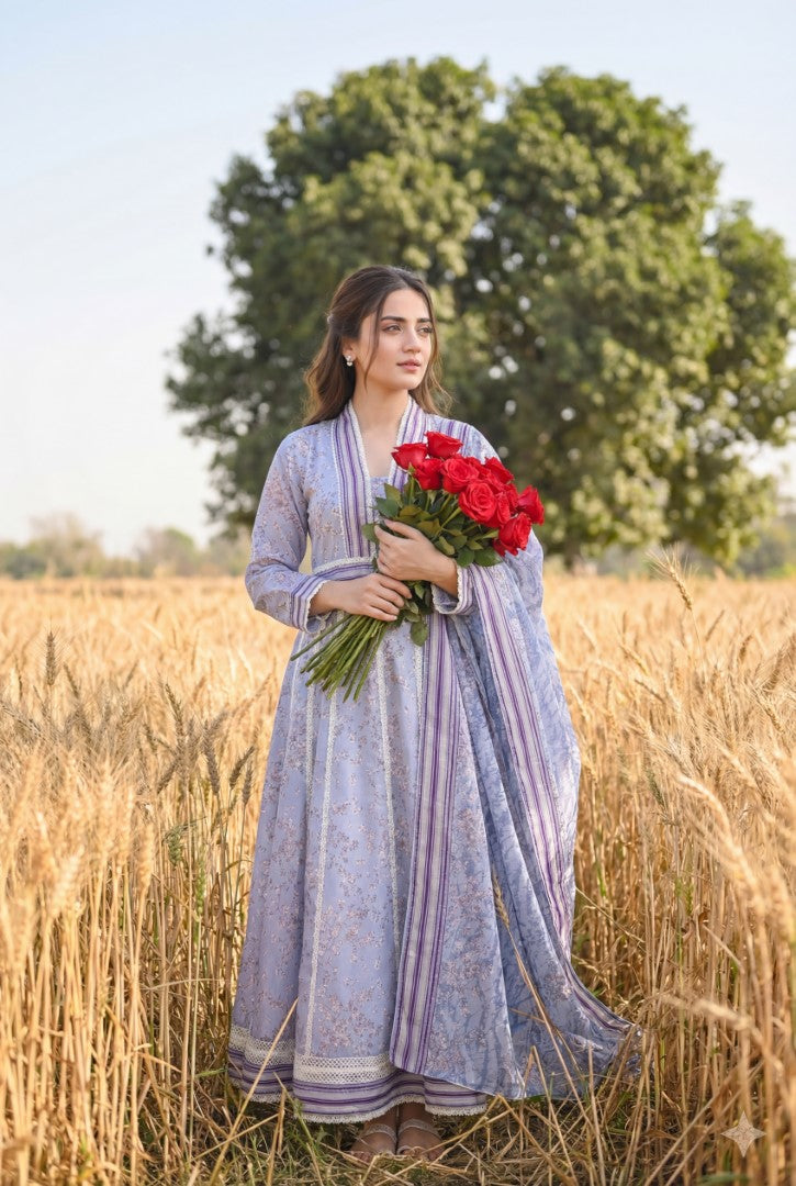 BLUEBERRY | 3 PC UNSTITCHED