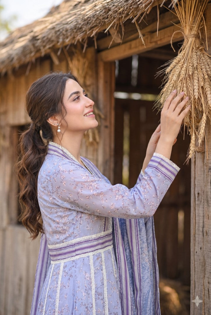 BLUEBERRY | 3 PC UNSTITCHED