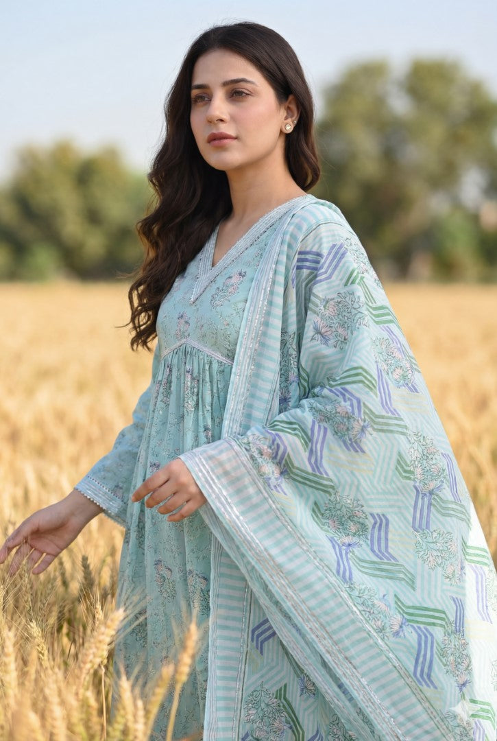 BLUEBERRY | 3 PC UNSTITCHED