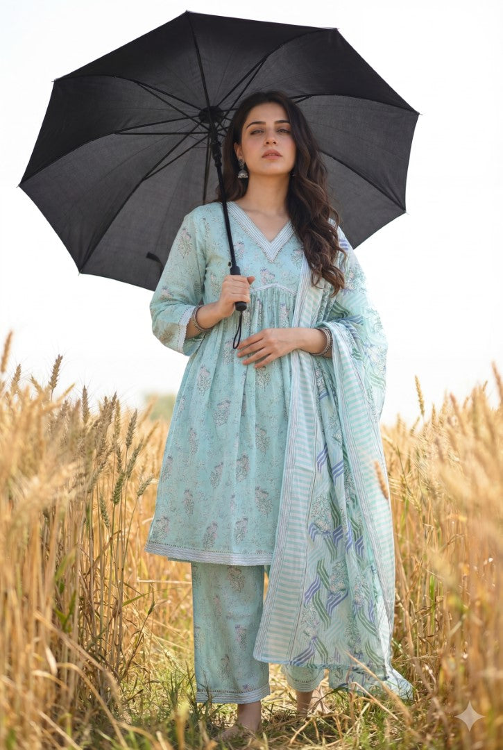 BLUEBERRY | 3 PC UNSTITCHED