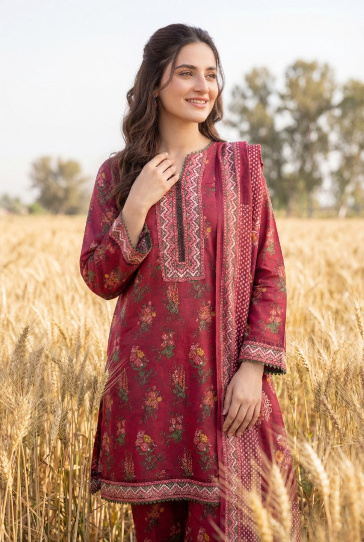 BLUEBERRY | 3 PC UNSTITCHED