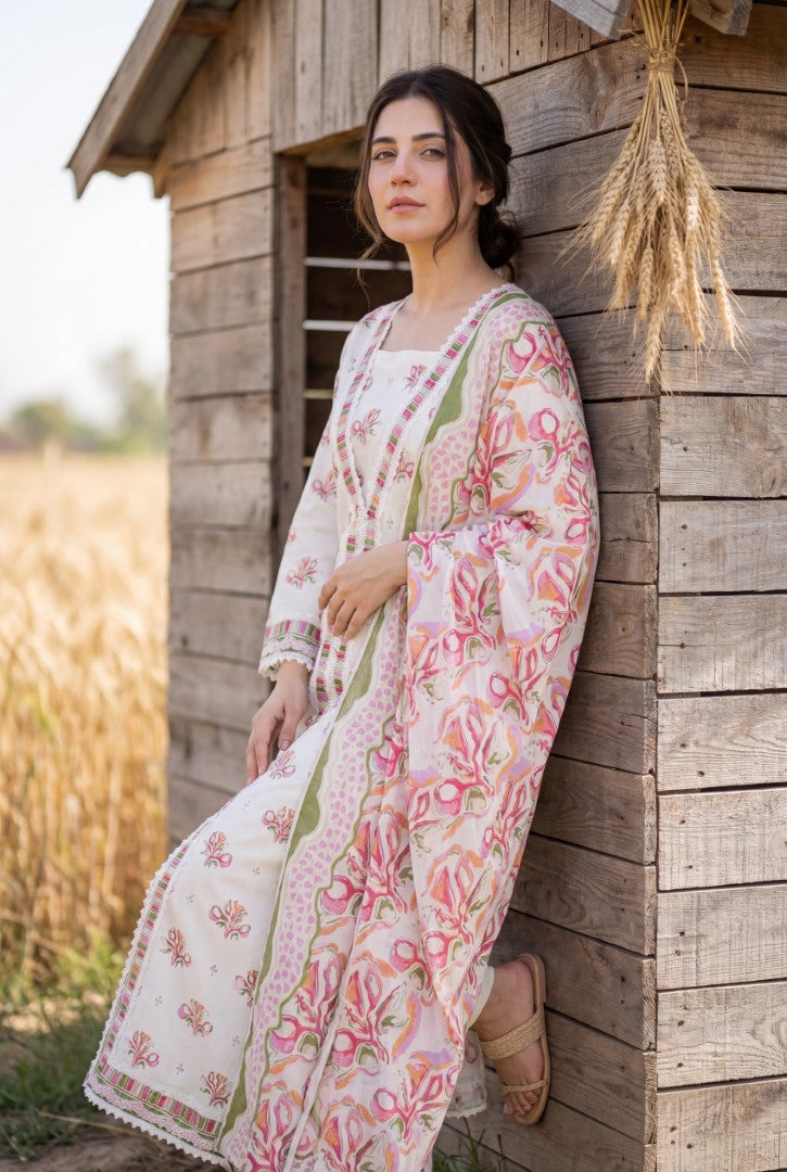 BLUEBERRY | 3 PC UNSTITCHED