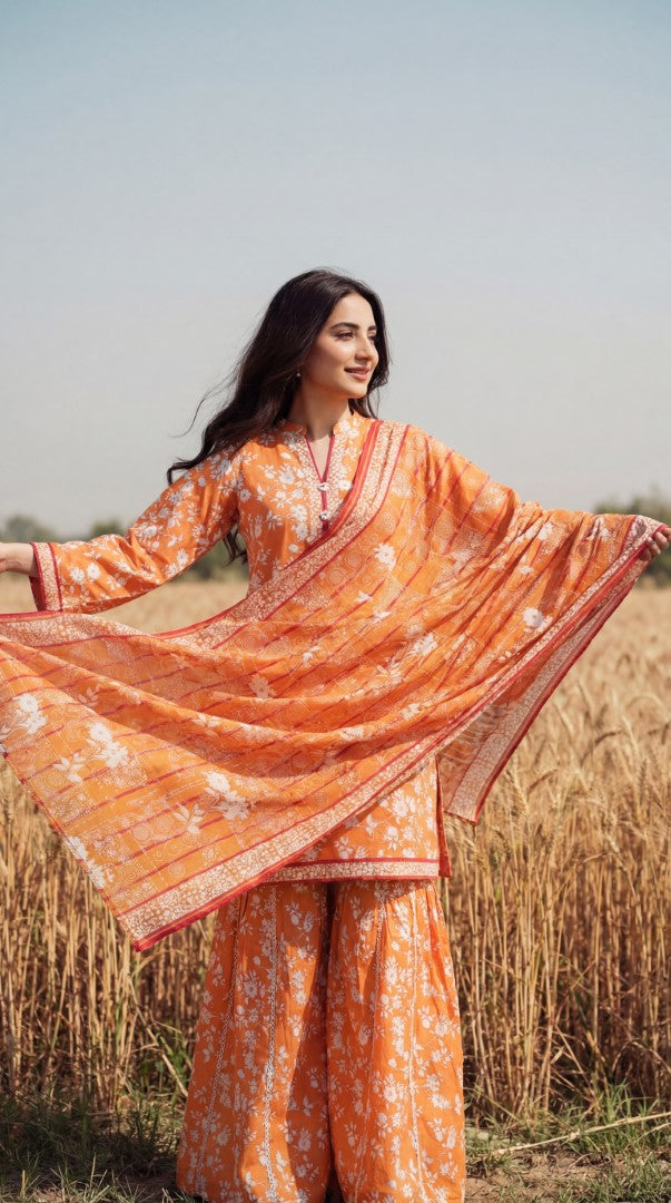 BLUEBERRY | 3 PC UNSTITCHED