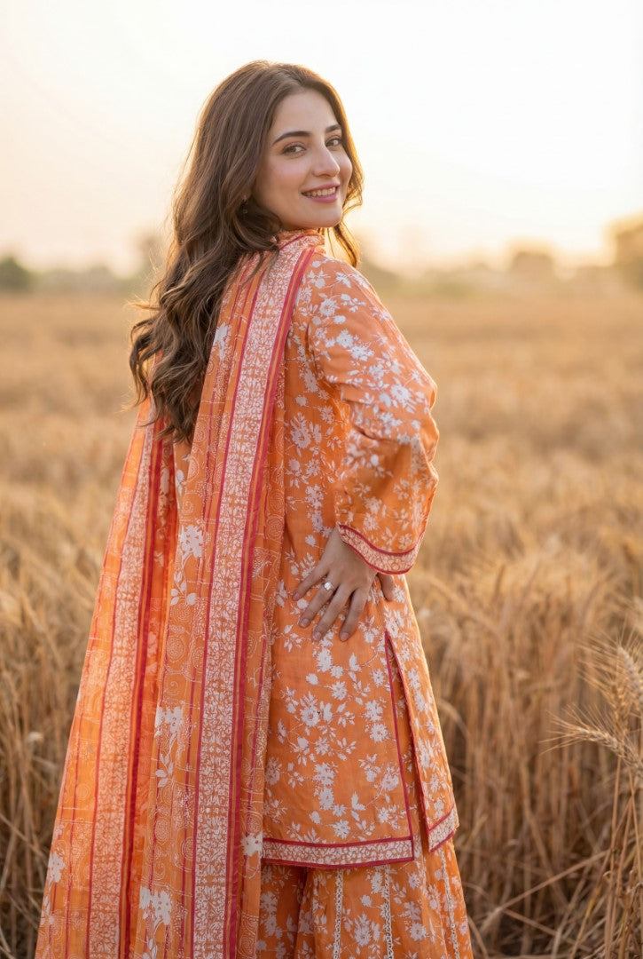 BLUEBERRY | 3 PC UNSTITCHED