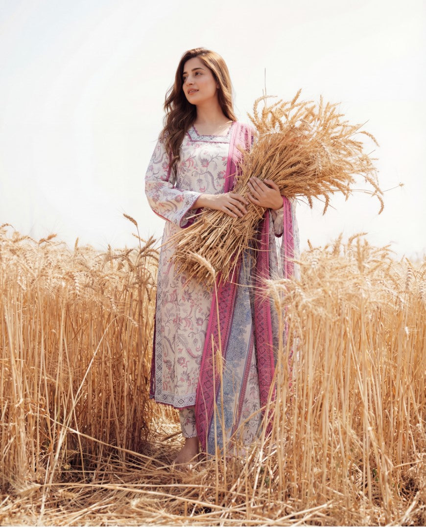 BLUEBERRY | 3 PC UNSTITCHED