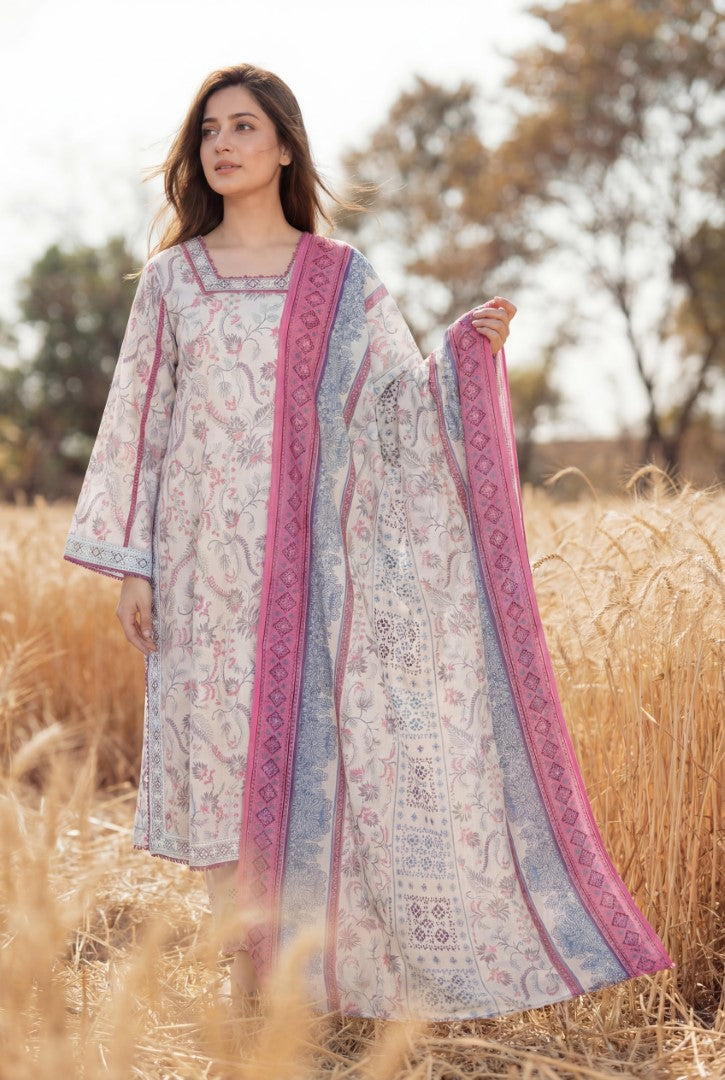 BLUEBERRY | 3 PC UNSTITCHED