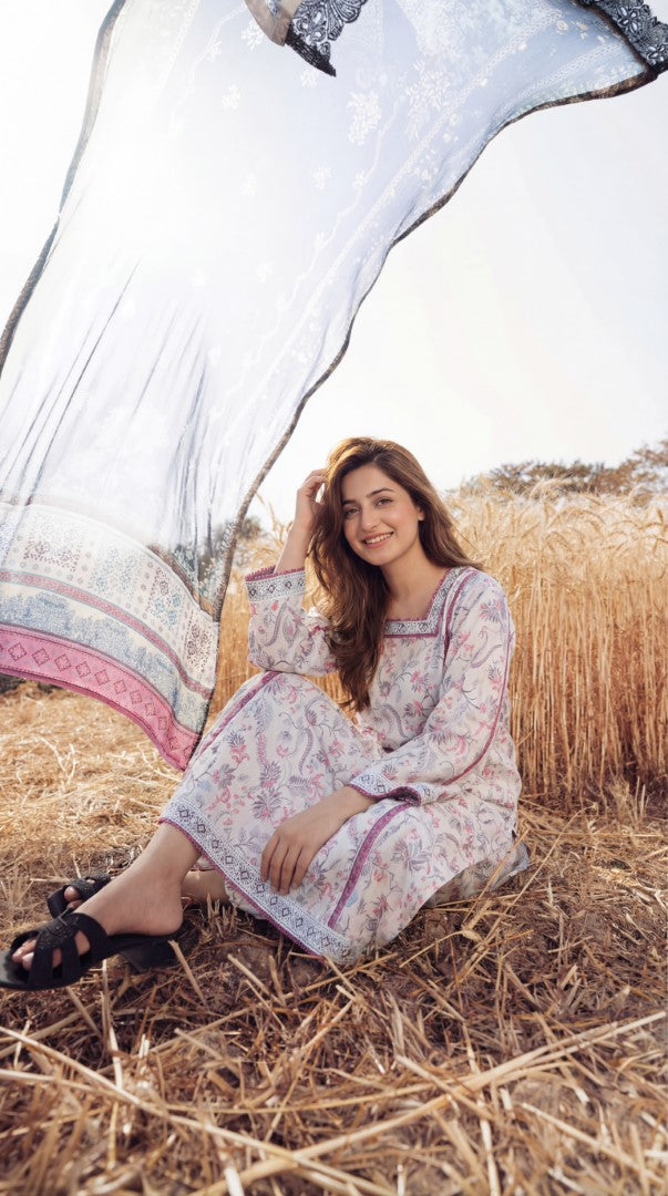 BLUEBERRY | 3 PC UNSTITCHED