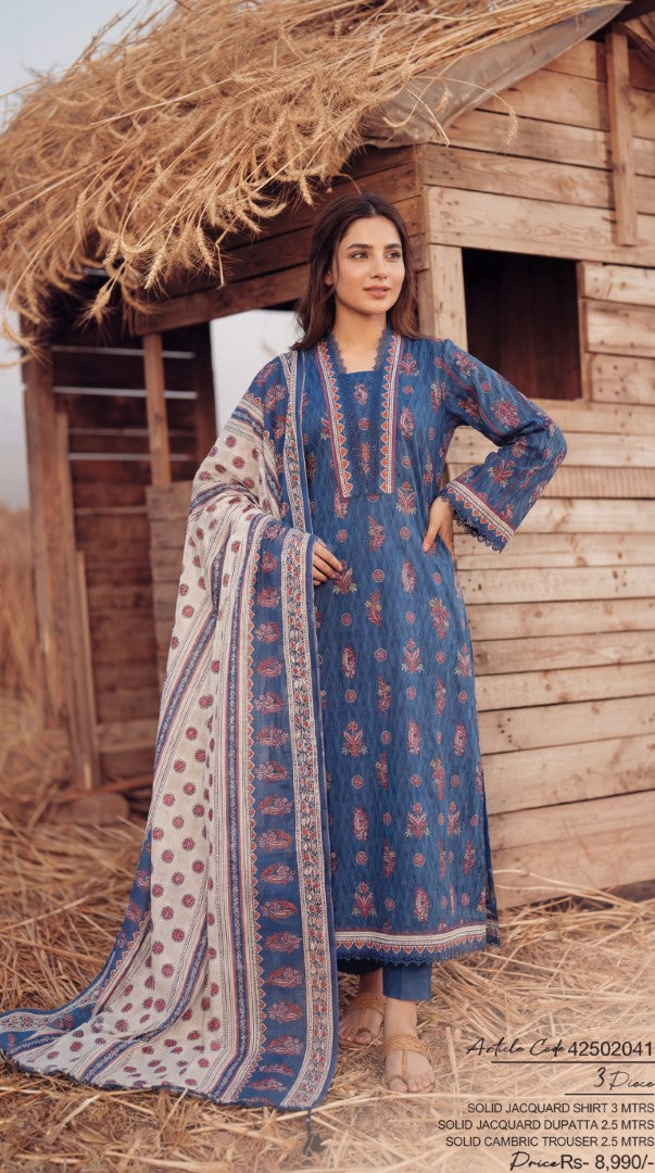 BLUEBERRY | 3 PC UNSTITCHED