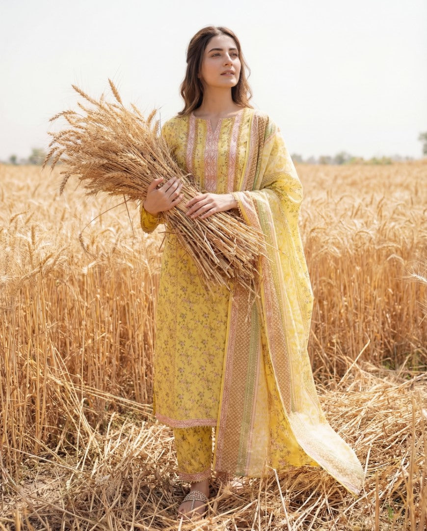 BLUEBERRY | 3 PC UNSTITCHED