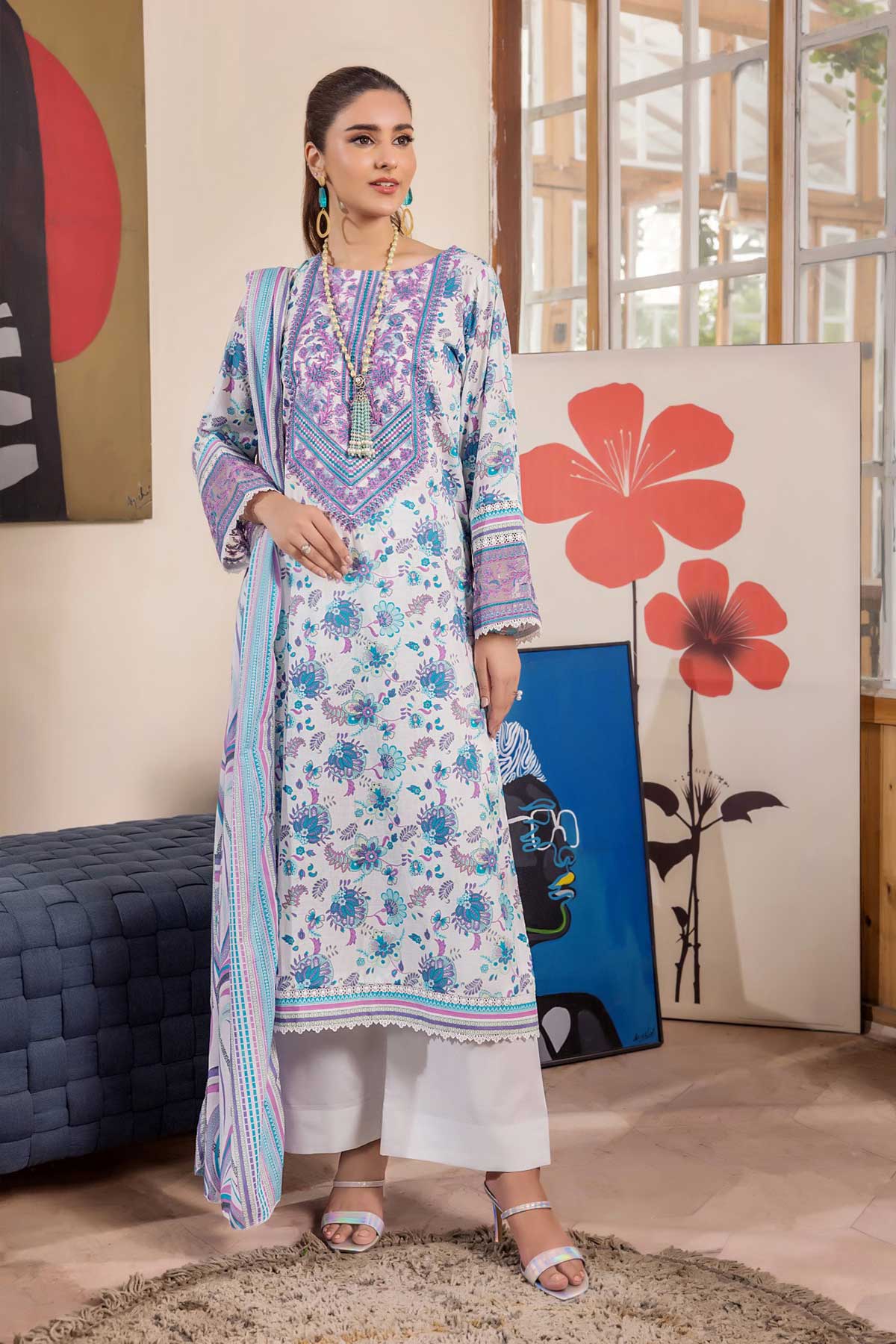 RRY100 3PC UNSTITCHED