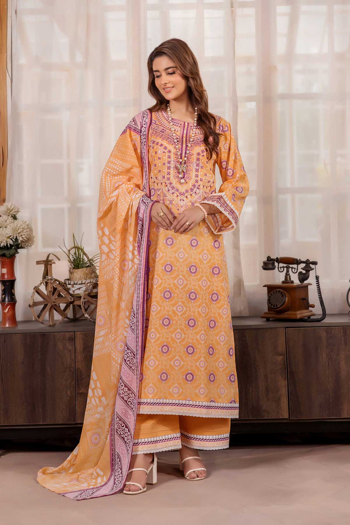 RRY99 3PC UNSTITCHED